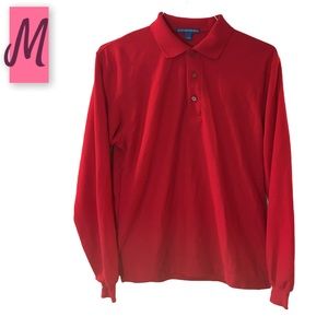 Port Authority quarter button long sleeve shirt